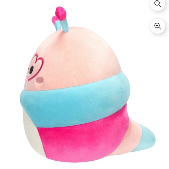 Squishmallows Griffith The Peach Bookworm Plush 8in - Picture 5 of 8